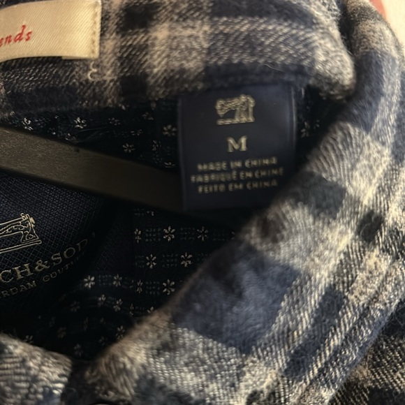 Scotch & Soda Oxford men’s shirt, plaid size Medium - Picture 4 of 6